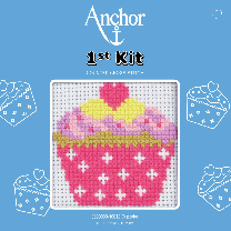 Anchor 1st Cross Stitch Kit - Cupcake