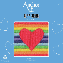 Anchor 1st Long Stitch Kit - Rae Heart