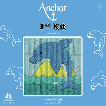 Anchor 1st Kit Long Stitch Dolphin in packet
