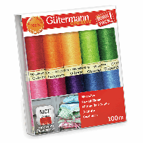 Gutermann Sew-All Thread Set - Rainbow Brights