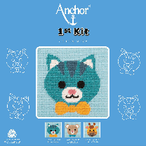 Anchor 1st Tapestry Kit - Friendly Cat