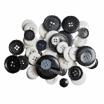 Craft Button Pack - Black & White