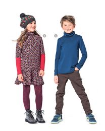 Burda Kids Sewing Pattern 9272 - Roll Neck Jumper & Dress