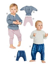 Burda Kids Sewing Pattern 9278 - Babies' Top & Trousers