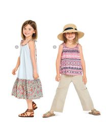 Burda Kids Sewing Pattern 9280 - Sundress & Top