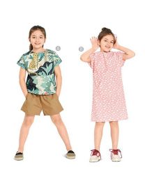 Burda Kids Sewing Pattern 9282 - Woven Tunic Top & Dress