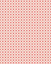 Christmas Patchwork Cotton Fabric - Scandi Christmas - Tiny Snowflake Red
