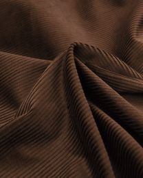 Cotton Corduroy Fabric - Chocolate