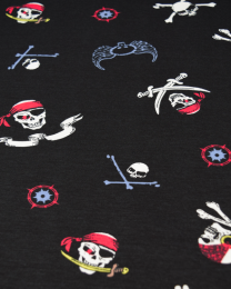 Cotton Jersey Fabric - Jolly Roger