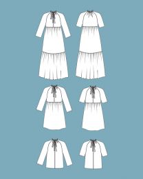 Friday Pattern Co -  Paper Sewing Pattern - The Wilder Gown & Blouse