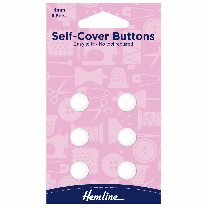 Self-Cover Buttons - Nylon - 11mm