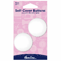 Self-Cover Buttons - Nylon - 38mm