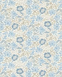Home Furnishing Fabric - Mallow - Denim/Ivory