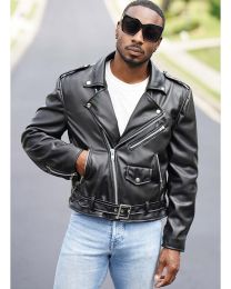 KnowMe by Mimi G Sewing Pattern - ME2011 - Men's Moto Jacket by Norris Dánta Ford