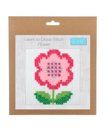 Learn to Cross Stitch Kit - Flower