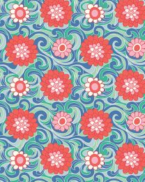 Liberty Lasenby Cotton Fabric - Carnaby - Carnation Carnival Summer