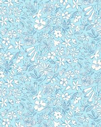 Liberty Lasenby Cotton Fabric - Riviera - Summer Sketch