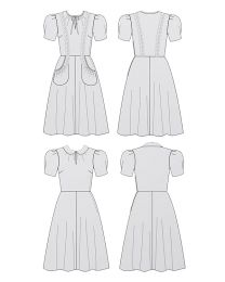 Liberty - Paper Sewing Pattern - Bella Tea Dress