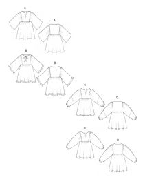 Liberty - Paper Sewing Pattern - Esther Tunic Top