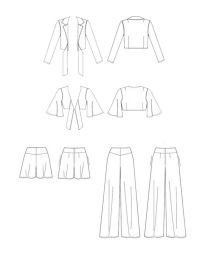Liberty - Paper Sewing Pattern - Florence Palazzo Suit