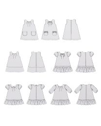 Liberty - Paper Sewing Pattern - Penny Collar Dress