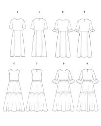 Liberty - Paper Sewing Pattern - Natasha Tiered Dress