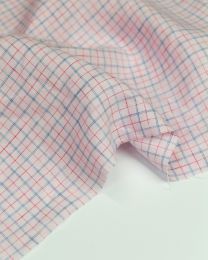 Pure Linen Fabric - Parfait Check