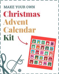 Make Your Own Advent Calendar Kit - Merry Menagerie Calendar