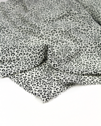 Micro Crepe Fabric - Mini Mono Leopard