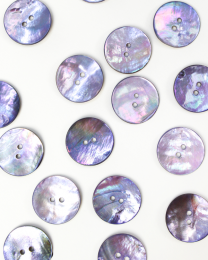 Mother of Pearl Button - Lavender - 23mm