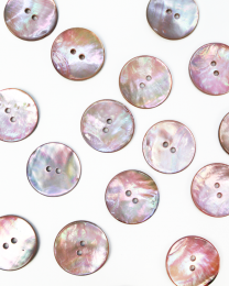 Mother of Pearl Button - Quartz - 23mm