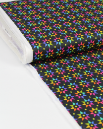 Patchwork Cotton Fabric - Alison Glass - Rainbow Star Night