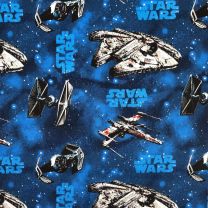 Patchwork Cotton Fabric - Star Wars™ - Rebel Ships