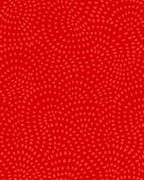 Patchwork Cotton Fabric - Twist - Red