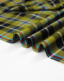 Pure Wool Twill Fabric - National Cornish Tartan 13cm