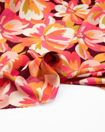 Rayon Challis Fabric - Tapestry - Sunset Bloom