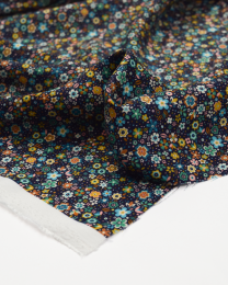 Rayon Challis Fabric - Tapestry - Tiny Garden