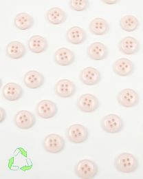 Recycled Button - 11mm - Shell Pink
