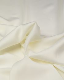 Reborn Recycled Crepe Satin Fabric - Ivory
