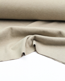 Rib Jersey Fabric - Oatmeal
