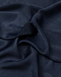 Sandwashed Satin Fabric - Navy Blue