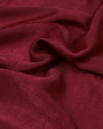 Sandwashed Satin Fabric - Scarlet