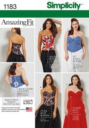 Simplicity Sewing Pattern 1183 - Misses' & Plus Size Corsets