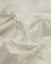 Silk Dupion Fabric - Ivory