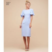 Simplicity Pattern 8292 - Angel Sleeve Formal Dress