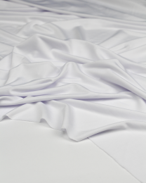 Stretch Tricot Lining Fabric - White