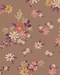 Tilda Patchwork Cotton Fabric - Chic Escape - Daisyfield Taupe