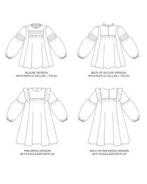 Tilly and the Buttons Sewing Pattern - Marnie Blouse & Mini Dress