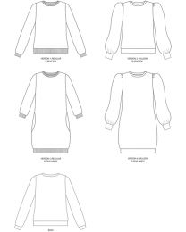 Tilly and the Buttons Sewing Pattern - Billie Sweatshirt & Dress