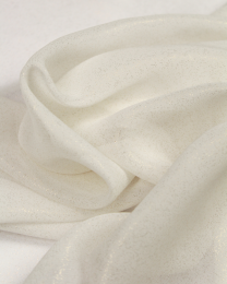 Twinkle Chiffon Fabric - Ivory